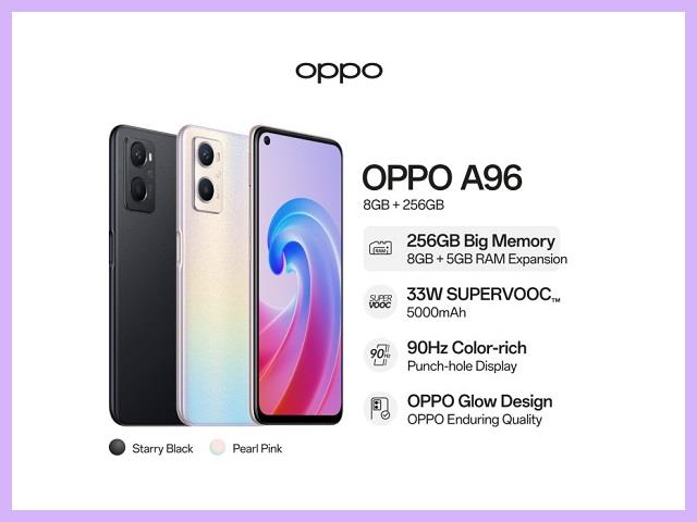 Spesifikasi Oppo A96