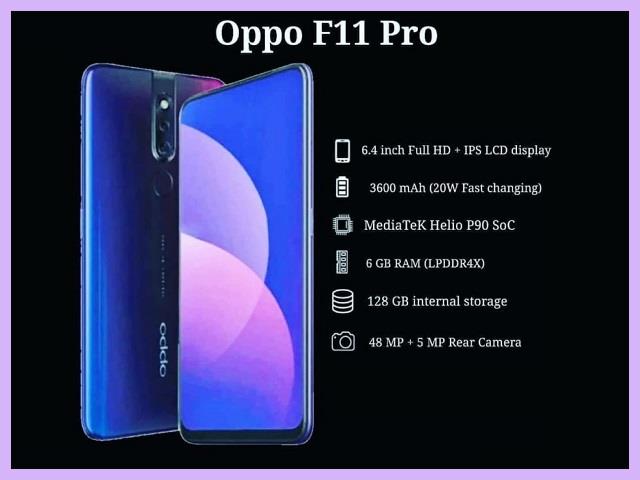 Spesifikasi Oppo F11 Pro