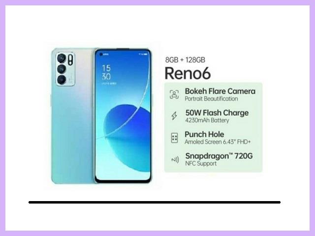 Spesifikasi Oppo Reno 6