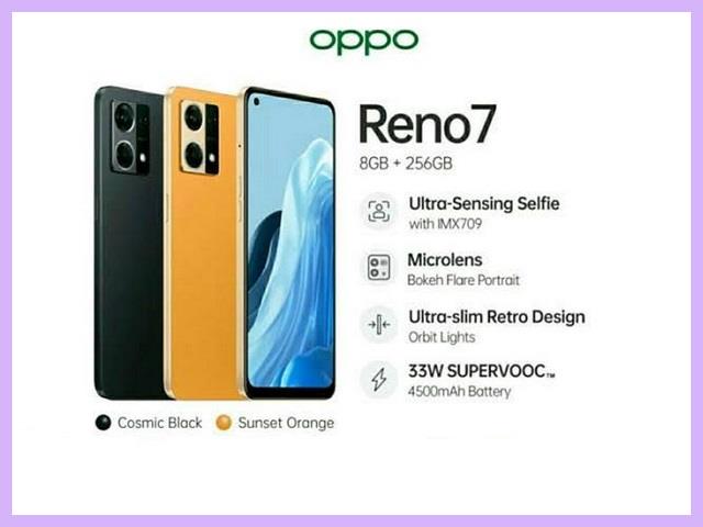 Spesifikasi Oppo Reno 7