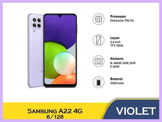 Spesifikasi Samsung A22 4G