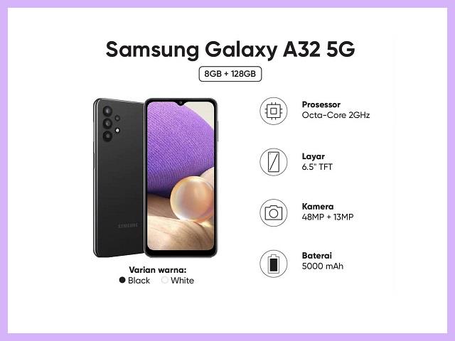 Spesifikasi Samsung A32 5G