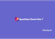 spesifikasi Xiaomi Note 7