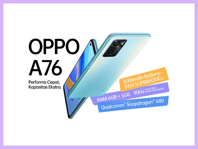 Spesifikasi Oppo A76