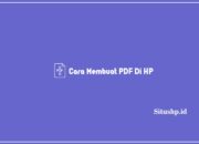 Cara Membuat PDF Di HP