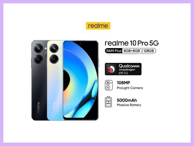 Realme 10 Pro 5G 8GB+8GB*|128GB