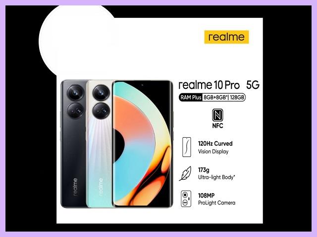 Realme 10 Pro 5G 8GB+8GB*|128GB