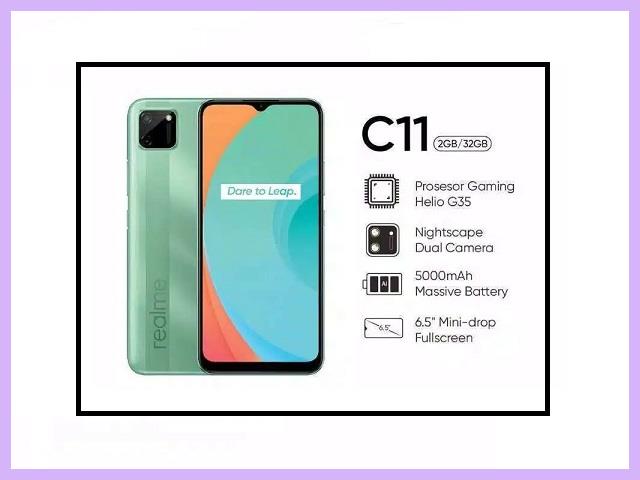 Realme C11 Spesifikasi