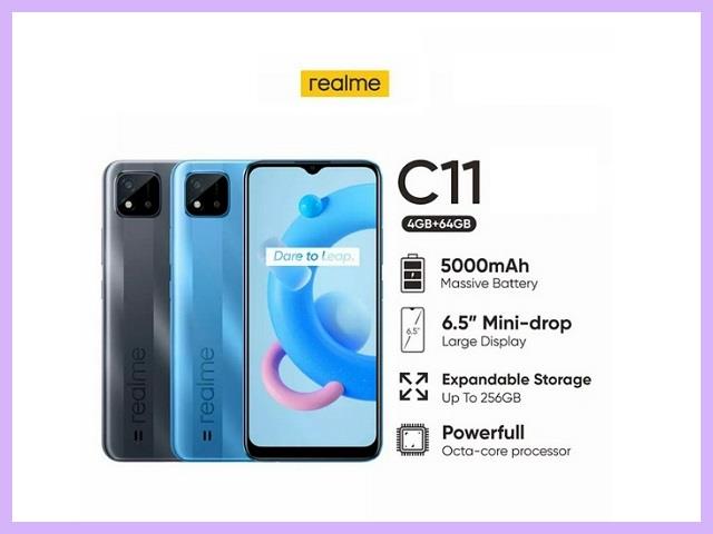 Realme C11 Spesifikasi