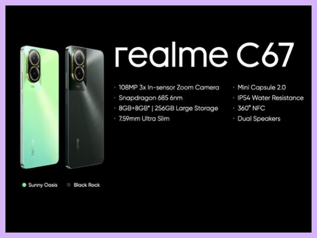 Spek Realme C67