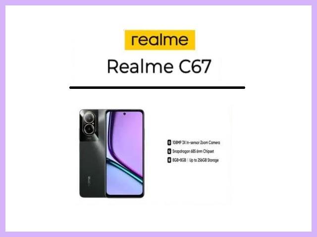 Spek Realme C67