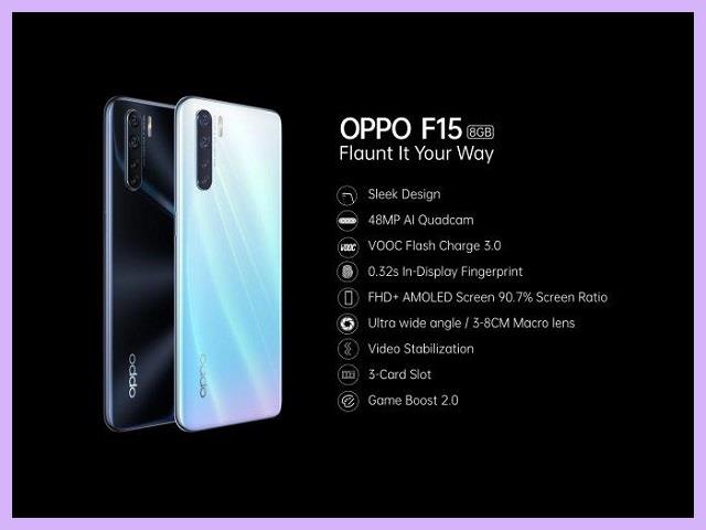 Spesifikasi Oppo F15