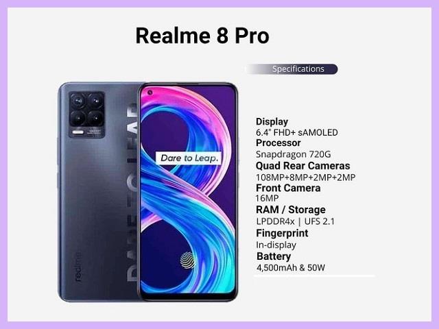 Spesifikasi Realme 8 Pro