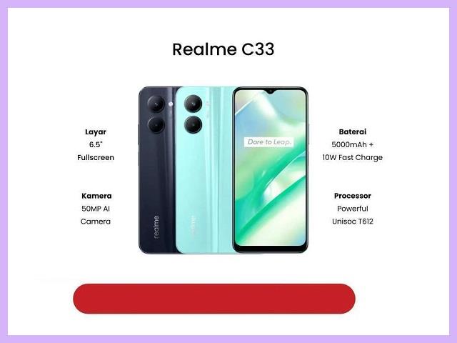 Spesifikasi Realme C33