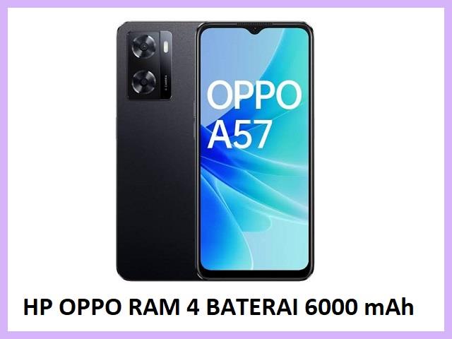 HP OPPO RAM 4 Baterai 6000 mAh