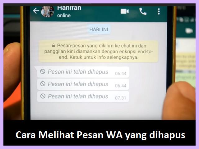 Cara Melihat Pesan WA Yang Sudah Dihapus Di HP Oppo