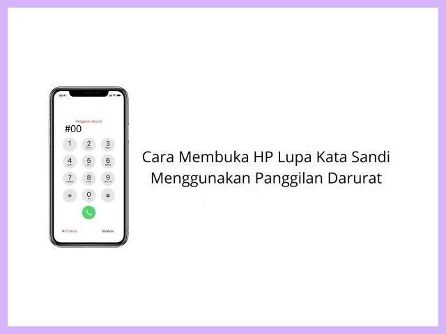 Cara Membuka HP Vivo Yang Terkunci Dengan Nomor Darurat