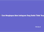 3+ Cara Menghapus Akun Instagram Yang Sudah Tidak Terpakai