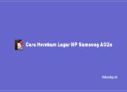 Cara Merekam Layar HP Samsung A02s