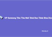 HP Samsung Tiba Tiba Mati Total Dan Tidak Bisa Dicas