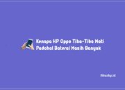 Kenapa HP Oppo Tiba-Tiba Mati Padahal Baterai Masih Banyak