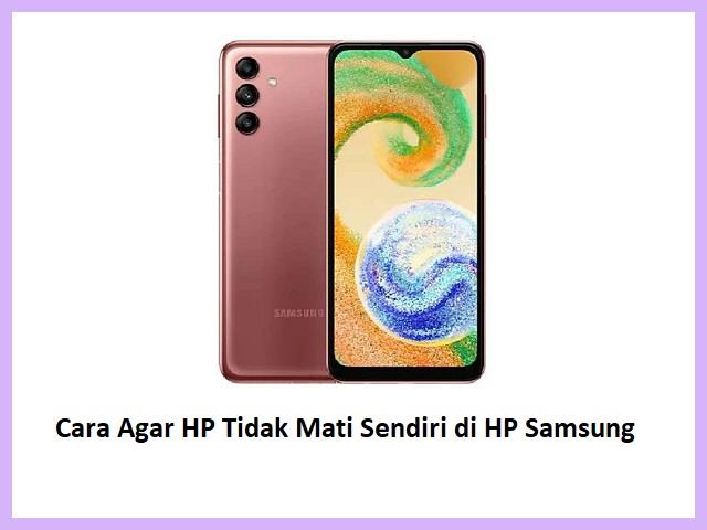 Cara Agar HP Tidak Mati Sendiri Saat Didiamkan