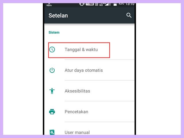 Cara Mengatur Jam Di HP Oppo