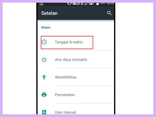 Cara Mengatur Jam Di HP Oppo