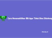 Cara Menonaktifkan WA Agar Tidak Bisa Dihubungi