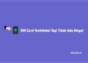 SIM Card Terdeteksi Tapi Tidak Ada Sinyal