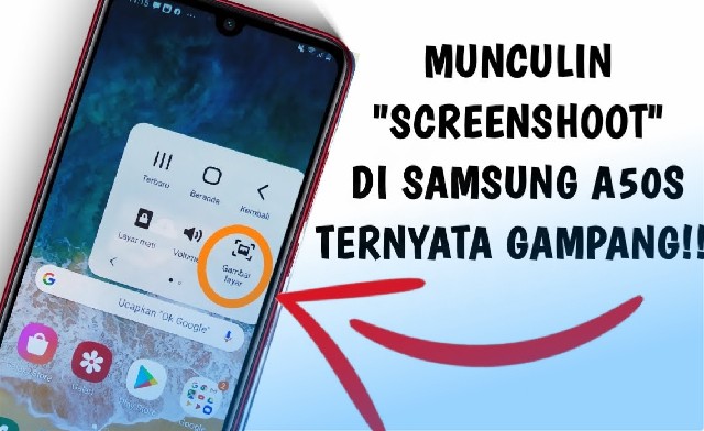 Cara Screenshot Samsung A50S